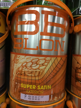 Sơn Boss ngoại thất siêu bóng SUPER SATIN 5L (GỐC P)