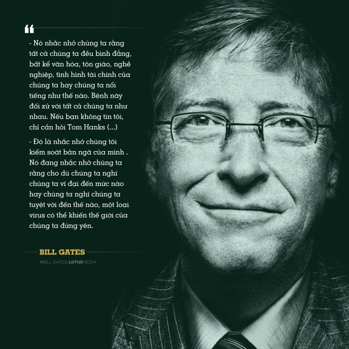 Bill Gates và thông điệp sâu sắc của Bil Gate về vi-rút Corona